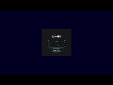 Speedcode login interactivo | HTML y CSS