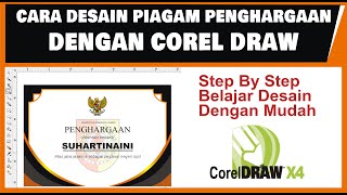 CARA DESAIN PIAGAM PENGHARGAAN DENGAN COREL DRAW | desain sertifikat dengan corel draw CARA DESAIN PIAGAM PENGHARGAAN DENGAN COREL DRAW | desain sertifikat dengan corel draw
