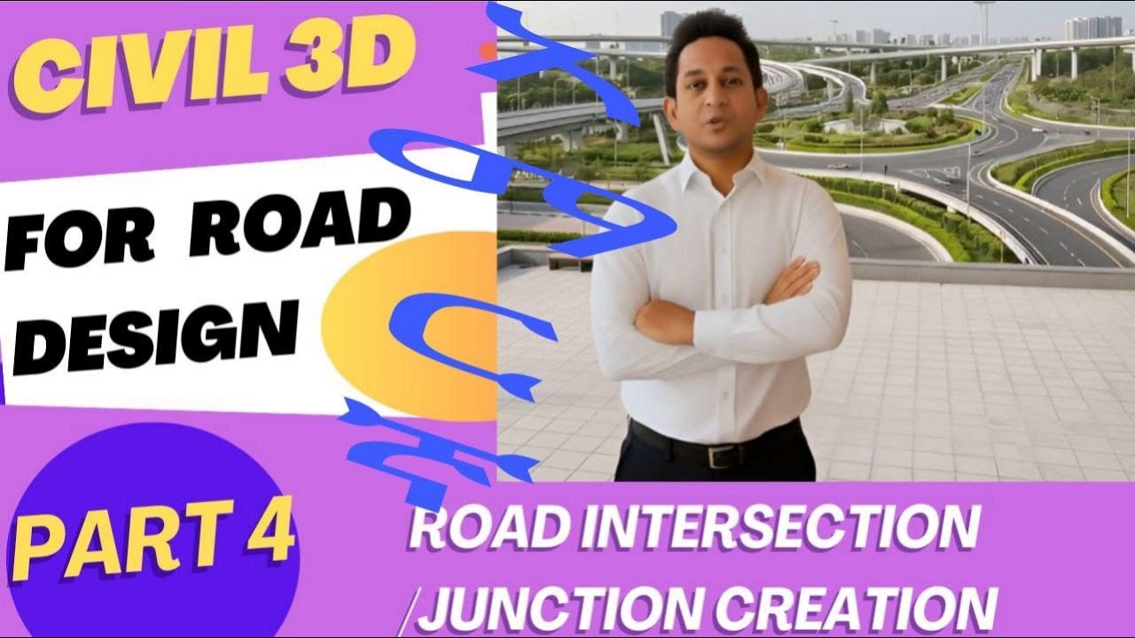 Civil 3D For Road Design | Part 4 | Junction Profile Intersection ...