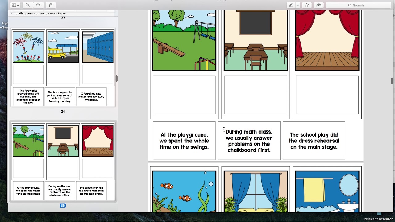 Reading Comprehension Work Task Mega Pack Product Preview - YouTube