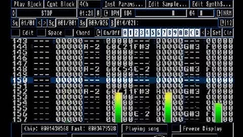 Tune Upload 09 : Created using OctaMED on Amiga 1200 in mid 1990s