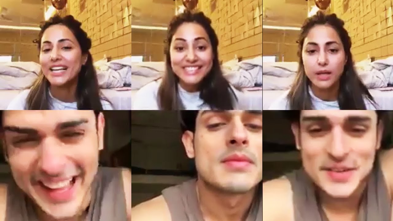 Hina Khan Live Masti With Friend Priyank Sharma