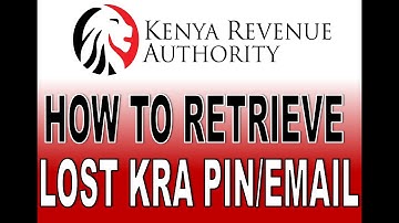 How to Retrieve lost / Forgotten KRA PIN Via E-citizen (2024)