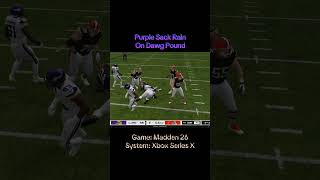Purple Sack Rain on Dawg Pound