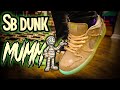 mummy dunks on feet