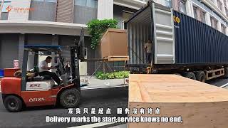 Container Loading in Progress – Place Your Order Now at Sunflower Amusements!