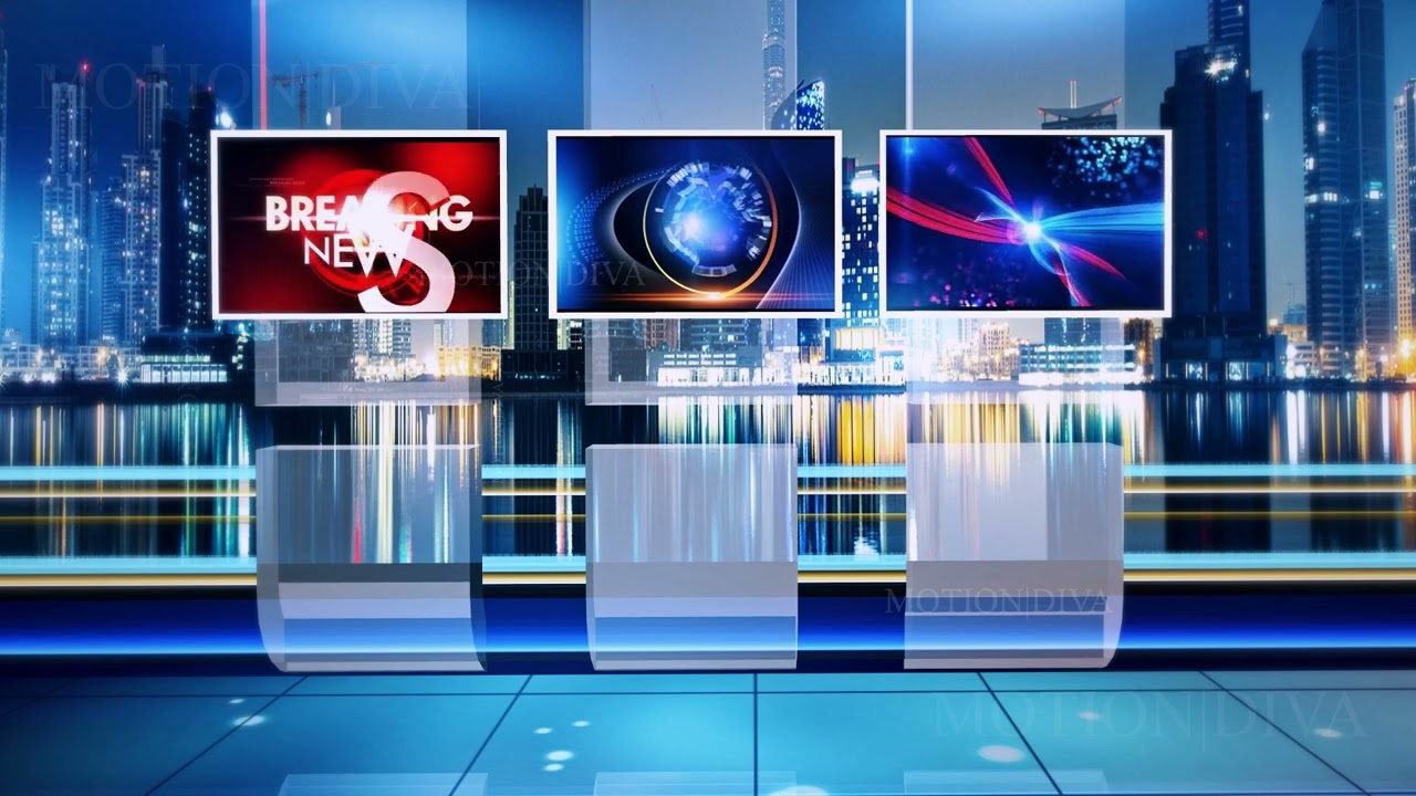 News Studio background