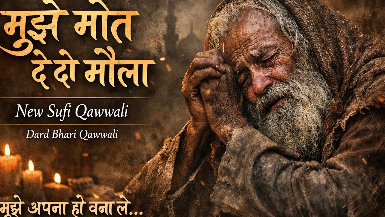 मुझे मौत दे दो मौला | New Sufi Qawwali 2026 | Dard Bhari Mizaji Qawwali | Heart Touching