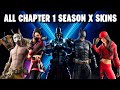 ALL Season X Skins in Fortnite! (Chapter 1)