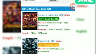 How to download Avengers infinity war movie full HD hindi dubbed for free..
