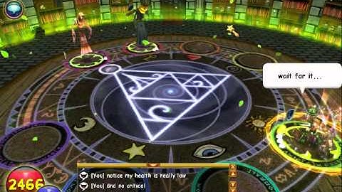 wizard101 records: regenerate heal (over 9,000!! by a lot lol)