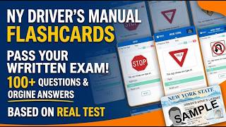 2026 NY DMV Permit Test Flashcards New York State Drivers Manual Study Guide to Pass Fast
