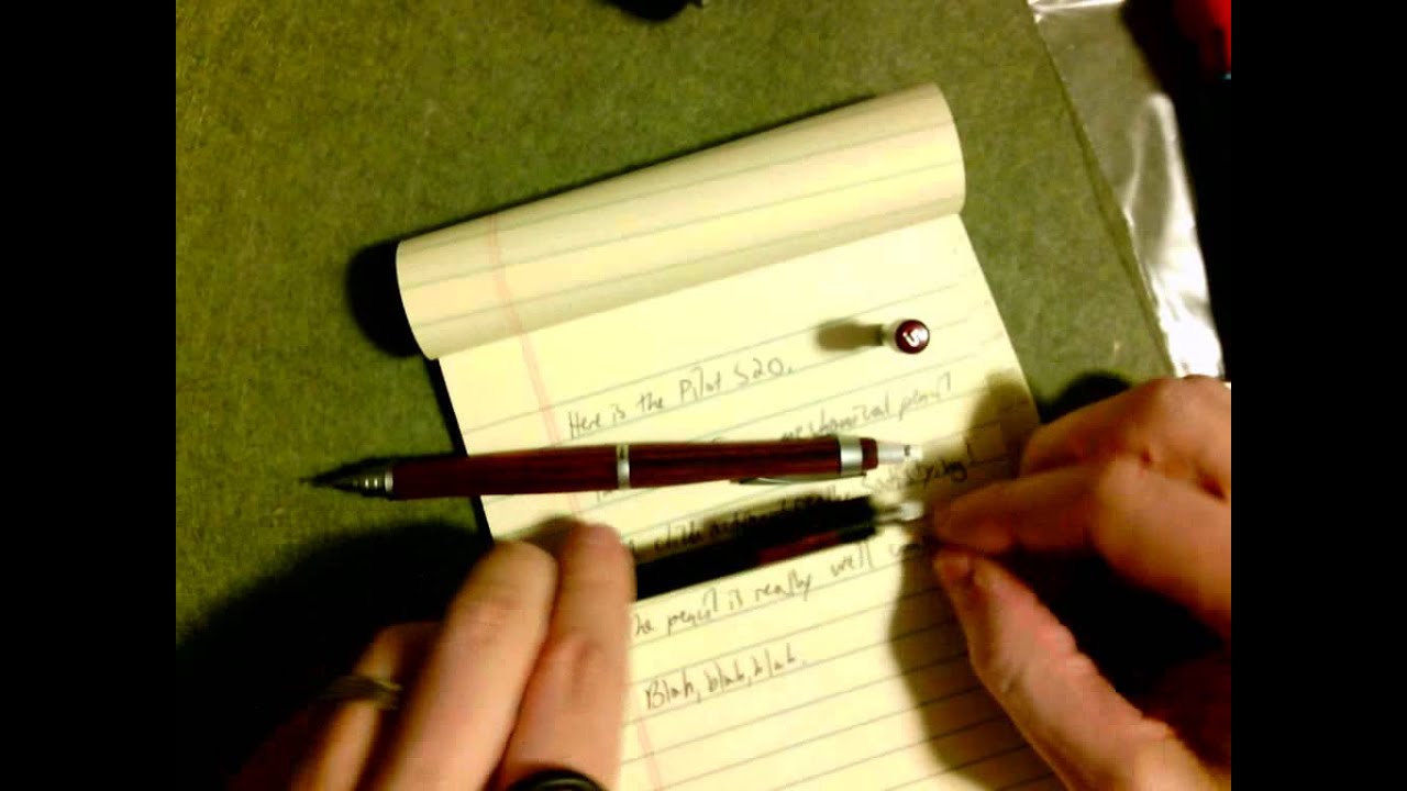 Pilot S20 0.5 mm Mechanical Pencil Review YouTube