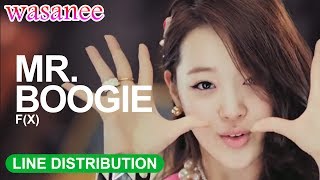 F(x) - Mr. Boogie - Line Distribution (Color Coded Image)