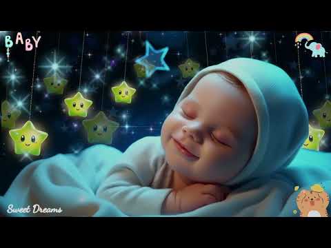 Baby Sleep Music 🎵 Relax Deeply in 3 Minutes 💫 Mozart & Brahms Lullabies for Peaceful Nights 🌙