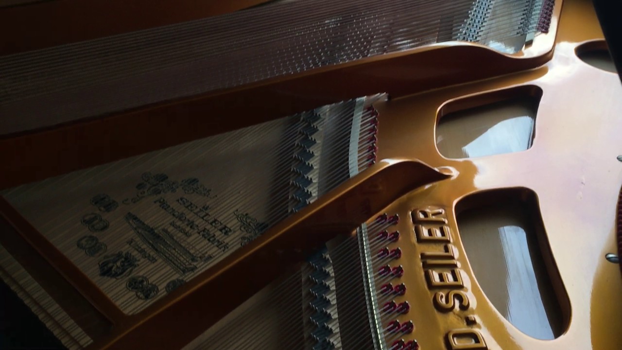 PIANO A QUEUE SEILER MAESTRO Noir brillant 1m80 OCCASION***EML PIANOS***