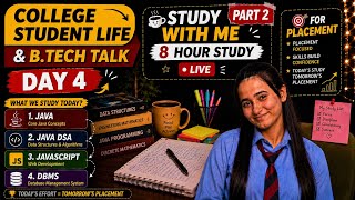 Details 💻 My 12th YouTube Live | Day 4 | Java DSA Study With Me| Engineering Student | Placement Preparation News