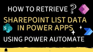 Retrieve SharePoint List Data into Power Apps using Power Automate Flow | Step by Step Guide