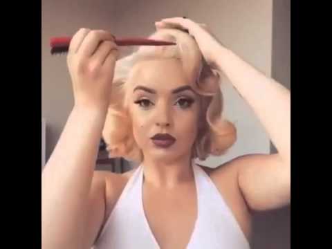 Причёска как у Мэрилин Монро Причёска как у Мэрилин Монро