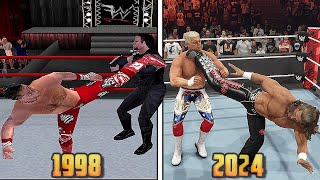 The Evolution of Sweet Chin Music!!! (WWF War Zone - WWE 2K24)