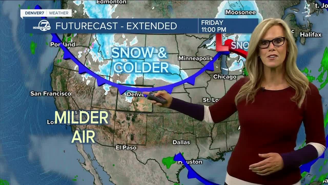 Warming up next few days before arctic cold front arrives - YouTube