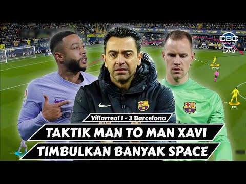 ankasa168 x aptoto - Taktik Man To Man Marking Xavi Buat Barca Tersiksa | Tiru Taktik Pep | Villarreal 1 - 3 Barcelona