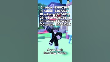 Game: Starving Artists (Roblox Türkçe)