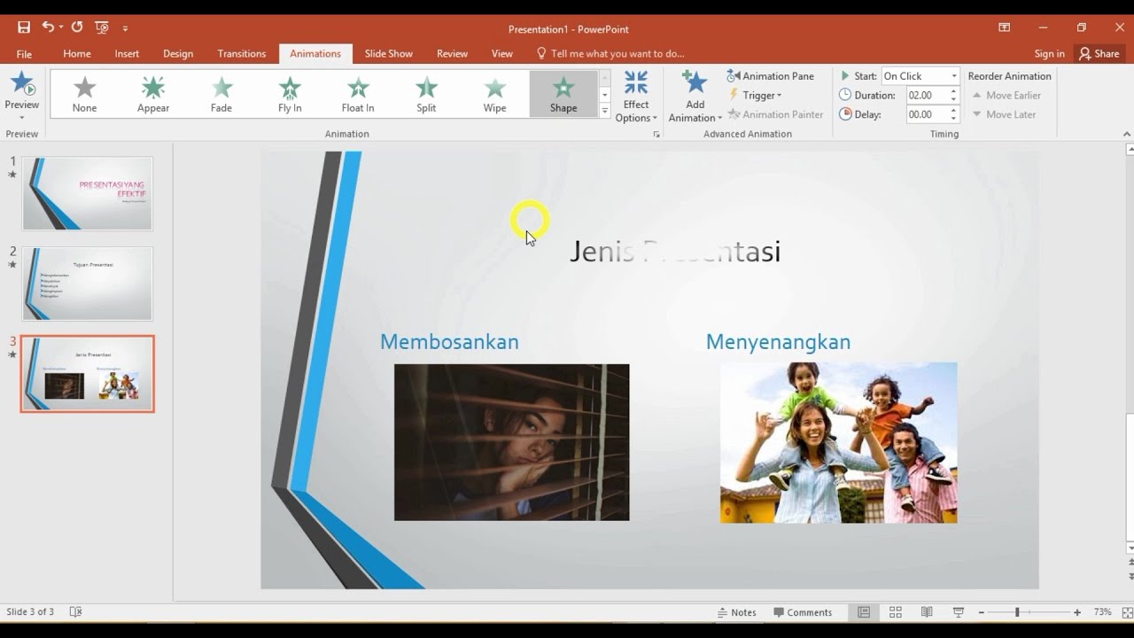  Cara  Membuat  Animasi  Bergerak  Power Point  Tutorial Power  