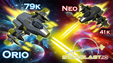 Advanced fighter duo with my friend Orio in Starblast.io | 🔥 NEO SPACE