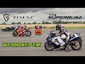 Motogp bike v superbusa v rimac hypercar carwow drag race