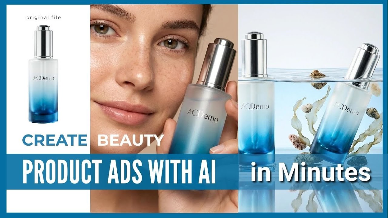 How to Create Professional Beauty Ads in Minutes (AI Tutorial)