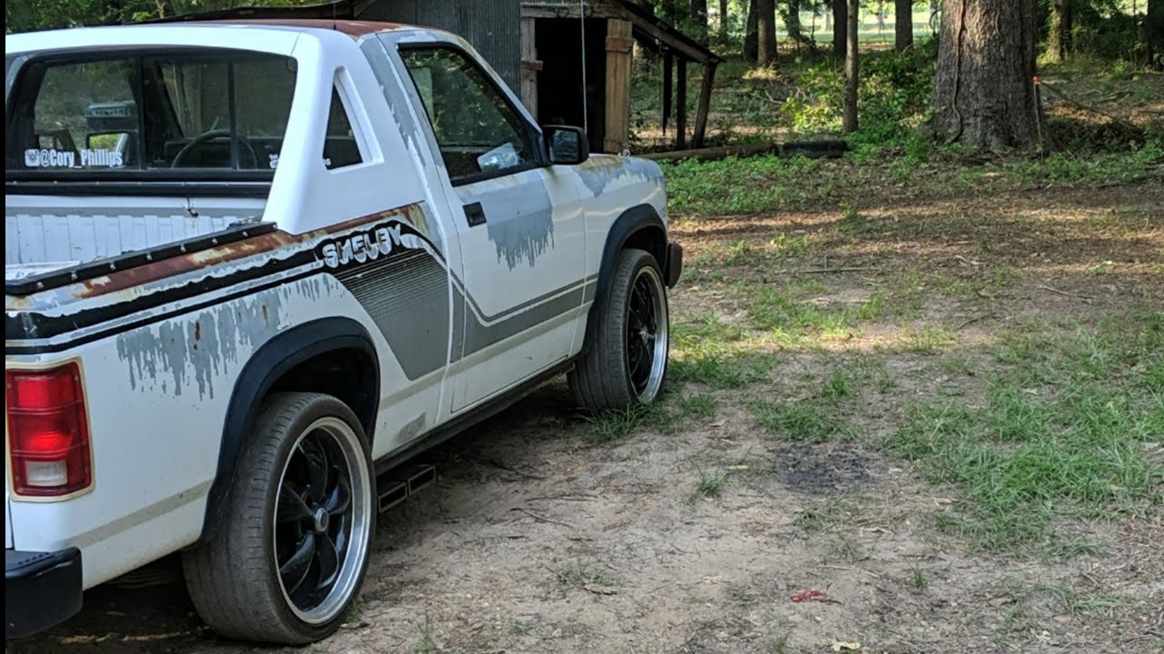 Nascar Style Side Pipe Exhaust On My 1989 Dodge Shelby Dakota! YouTube