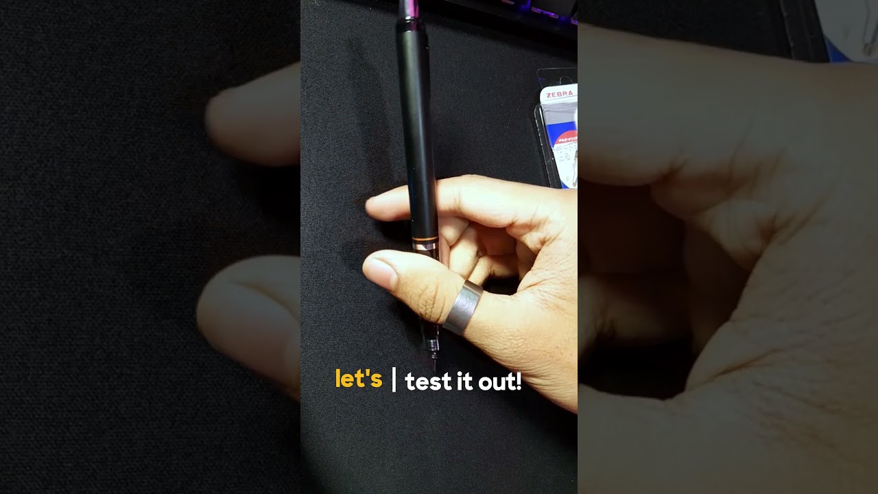 Unboxing new pencil [ASMR] [ ZEBRA DELGUARD ] 🔥🔥