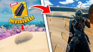 FICANDO INVISÍVEL NA FRENTE DOS NPCS e NA AREIA do FORTNITE! *CAÇADOR DE MITOS* screenshot 2