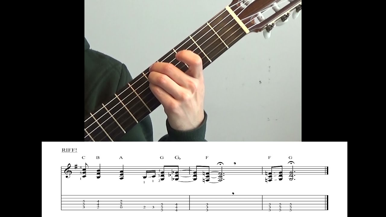 Soundgarden Black Hole Sun (acoustic/classical fingerstyle guitar