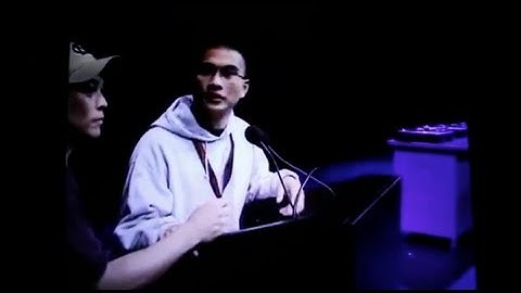 Dj Raedawn awarded the Dj QBert Legendary Scholarship at Skratchcon 2000