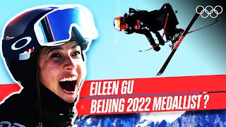 Eileen Gu soars to hat-trick of medals at Beijing Games with freeski  halfpipe gold, Winter Olympics Beijing 2022