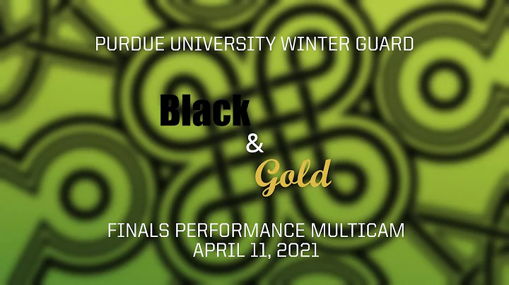 Winter Guard - Black & Gold - Finals Performance Multicam