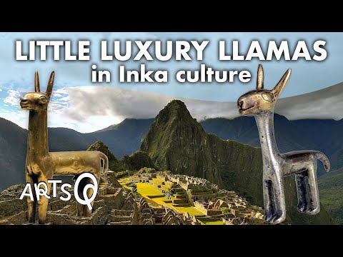 Gold and silver llamas in the Inka Empire