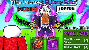 Destroying Blox Fruits With ADMIN Zioles..