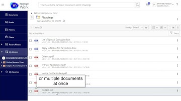 Bundledocs & iManage Work 10 Integration