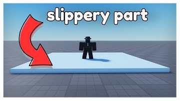 How to Make Slippery Floor in Roblox Studio | WORKS