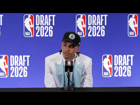 Brooklyn Nets first-round pick Mikel Brown Jr. | 2026 NBA Draft press conference