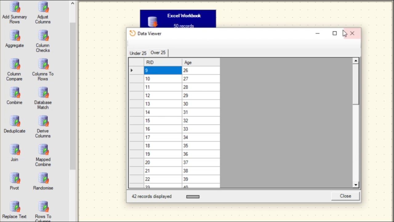 Split data by percentage in Loadit YouTube