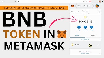 How to add BNB Token to Metamask - How to receive BNB in Metamask