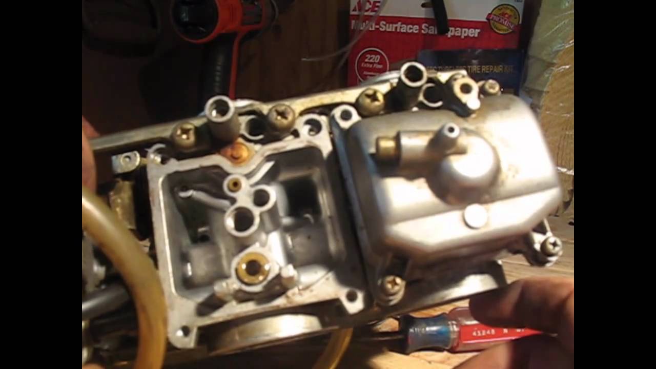 How to clean motorcycle carbs 2/3 - YouTube