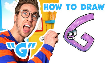 How to Draw "G" From Alphabet Lore | Drawing Lessons For Kids | Easy Step by Step
