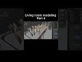 The Full Process of Creating a Modern Interior in Blender #blender3d #3dmodeling #shorts