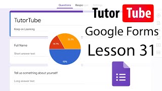 Google Forms Tutorial - Lesson 31 - Presentation Settings