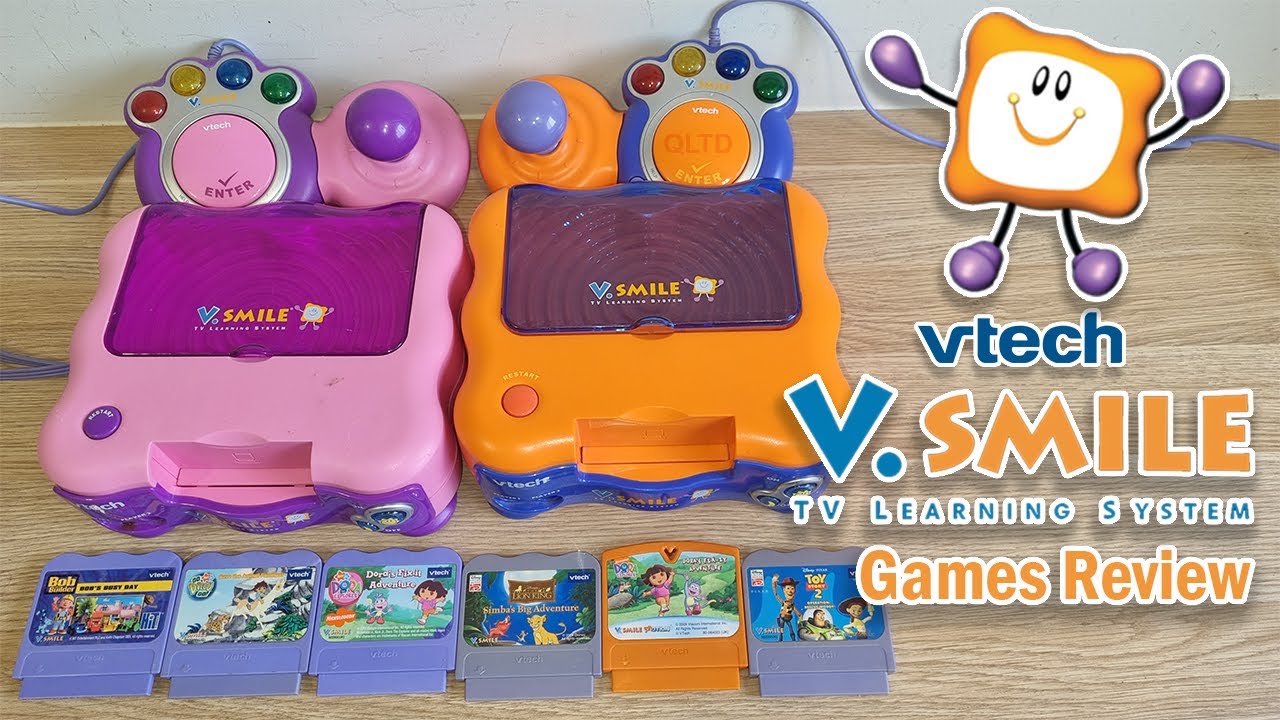 A quick look at vtech, V.SMILE TV Learning System. Game play and review 